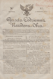 Gazeta Codzienna Narodowa i Obca. 1818, Ner 17 (20 października)