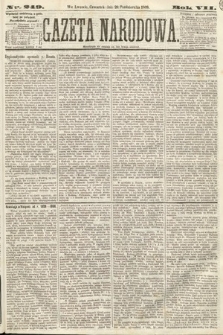 Gazeta Narodowa. 1868, nr 249