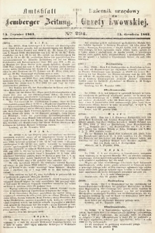 Amtsblatt zur Lemberger Zeitung = Dziennik Urzędowy do Gazety Lwowskiej. 1863, nr 294