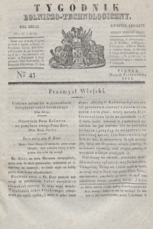 Tygodnik Rolniczo-Technologiczny. R.2, Nro 43 (21 października 1836)