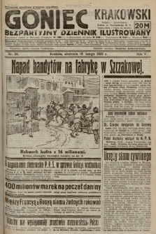 Goniec Krakowski : bezpartyjny dziennik popularny. 1922, nr 50