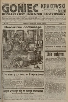 Goniec Krakowski : bezpartyjny dziennik popularny. 1922, nr 55