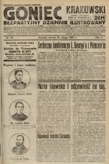 Goniec Krakowski : bezpartyjny dziennik popularny. 1922, nr 59