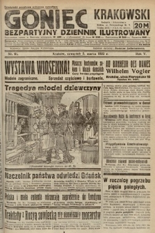 Goniec Krakowski : bezpartyjny dziennik popularny. 1922, nr 61