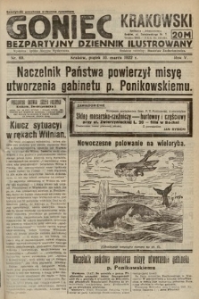 Goniec Krakowski : bezpartyjny dziennik popularny. 1922, nr 69