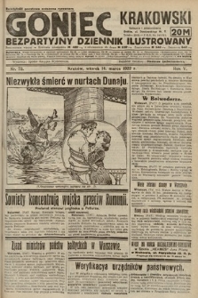 Goniec Krakowski : bezpartyjny dziennik popularny. 1922, nr 73