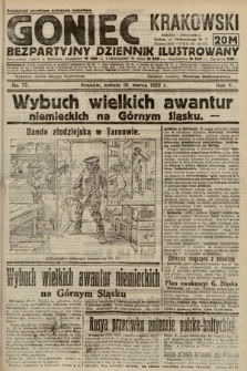 Goniec Krakowski : bezpartyjny dziennik popularny. 1922, nr 77