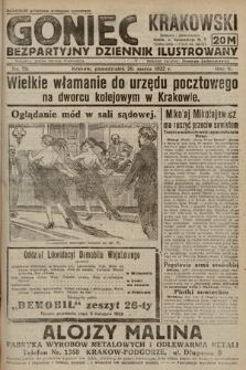 Goniec Krakowski : bezpartyjny dziennik popularny. 1922, nr 79