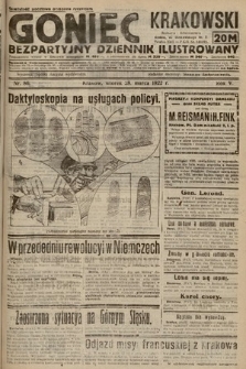 Goniec Krakowski : bezpartyjny dziennik popularny. 1922, nr 86