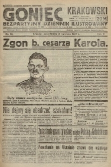 Goniec Krakowski : bezpartyjny dziennik popularny. 1922, nr 92