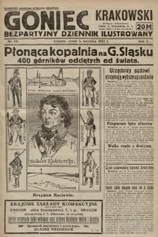 Goniec Krakowski : bezpartyjny dziennik popularny. 1922, nr 94