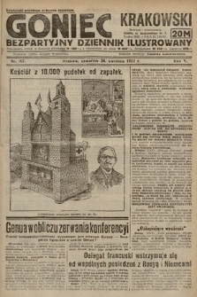 Goniec Krakowski : bezpartyjny dziennik popularny. 1922, nr 107