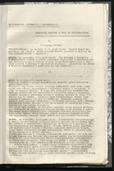 Komunikat Radiowy z dnia 22 stycznia 1943