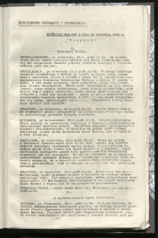 Komunikat Radiowy z dnia 22 stycznia 1943 - wydanie poranne