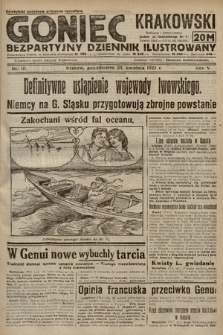 Goniec Krakowski : bezpartyjny dziennik popularny. 1922, nr 111