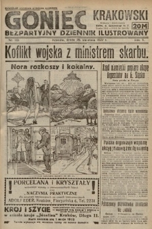 Goniec Krakowski : bezpartyjny dziennik popularny. 1922, nr 113