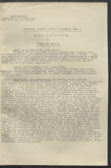 Komunikat Radiowy z dnia 7 kwietnia 1943 - wydanie popołudniowe