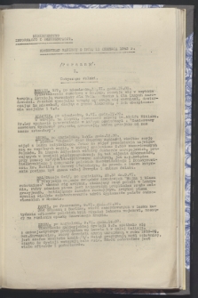 Komunikat Radiowy z dnia 11 czerwca 1943 - wydanie poranne