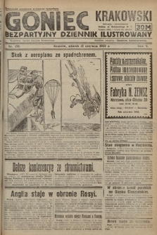 Goniec Krakowski : bezpartyjny dziennik popularny. 1922, nr 158