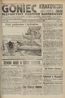 Goniec Krakowski : bezpartyjny dziennik popularny. 1922, nr 160