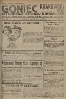 Goniec Krakowski : bezpartyjny dziennik popularny. 1922, nr 165