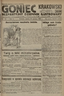 Goniec Krakowski : bezpartyjny dziennik popularny. 1922, nr 169