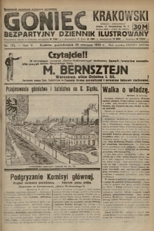 Goniec Krakowski : bezpartyjny dziennik popularny. 1922, nr 171