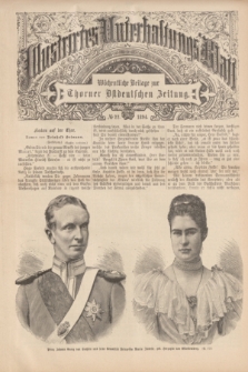 Illustrirtes Unterhaltungs-Blatt : Wöchentliche Beilage zur Thorner Ostdeutschen Zeitung. 1894, № 22 ([3 Juni])