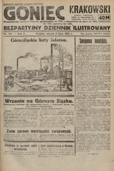 Goniec Krakowski : bezpartyjny dziennik popularny. 1922, nr 186