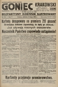Goniec Krakowski : bezpartyjny dziennik popularny. 1922, nr 191
