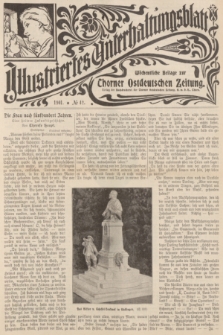 Illustriertes Unterhaltungsblatt : Wöchentliche Beilage zur Thorner Ostdeutschen Zeitung. 1901, № 42 ([13 Oktober])