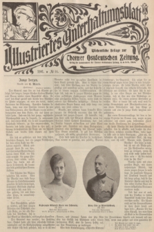 Illustriertes Unterhaltungsblatt : Wöchentliche Beilage zur Thorner Ostdeutschen Zeitung. 1901, № 46 ([10 November])