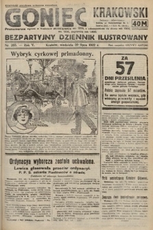 Goniec Krakowski : bezpartyjny dziennik popularny. 1922, nr 205