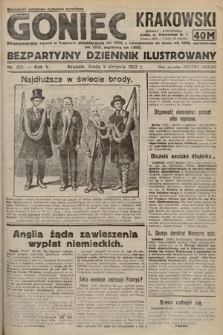 Goniec Krakowski : bezpartyjny dziennik popularny. 1922, nr 215