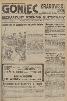 Goniec Krakowski : bezpartyjny dziennik popularny. 1922, nr 228