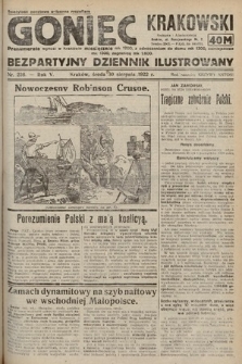 Goniec Krakowski : bezpartyjny dziennik popularny. 1922, nr 236