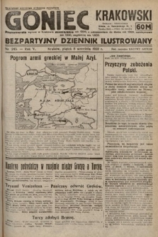 Goniec Krakowski : bezpartyjny dziennik popularny. 1922, nr 245