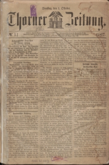 Thorner Zeitung. 1867, № 1 (1 Oktober)