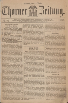 Thorner Zeitung. 1867, № 2 (2 Oktober)