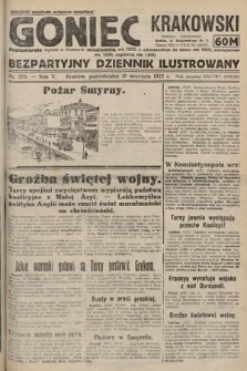 Goniec Krakowski : bezpartyjny dziennik popularny. 1922, nr 255