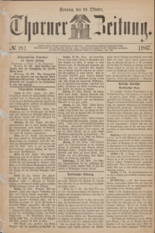 Thorner Zeitung. 1867, № 18 (20 Oktober)