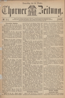 Thorner Zeitung. 1867, № 21 (24 Oktober)