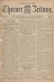 Thorner Zeitung. 1867, № 23 (26 Oktober) + dod.