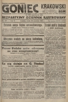 Goniec Krakowski : bezpartyjny dziennik popularny. 1922, nr 257