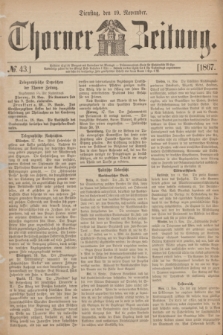 Thorner Zeitung. 1867, № 43 (19 November)