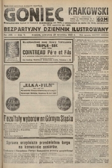 Goniec Krakowski : bezpartyjny dziennik popularny. 1922, nr 266
