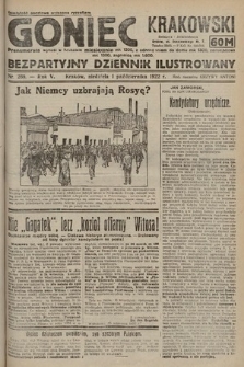 Goniec Krakowski : bezpartyjny dziennik popularny. 1922, nr 269