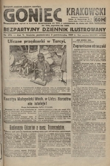 Goniec Krakowski : bezpartyjny dziennik popularny. 1922, nr 270