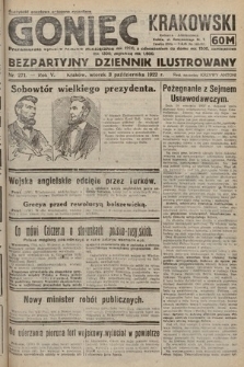 Goniec Krakowski : bezpartyjny dziennik popularny. 1922, nr 271