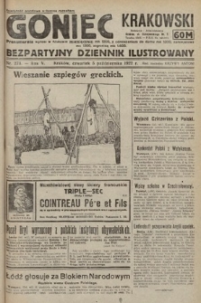 Goniec Krakowski : bezpartyjny dziennik popularny. 1922, nr 273